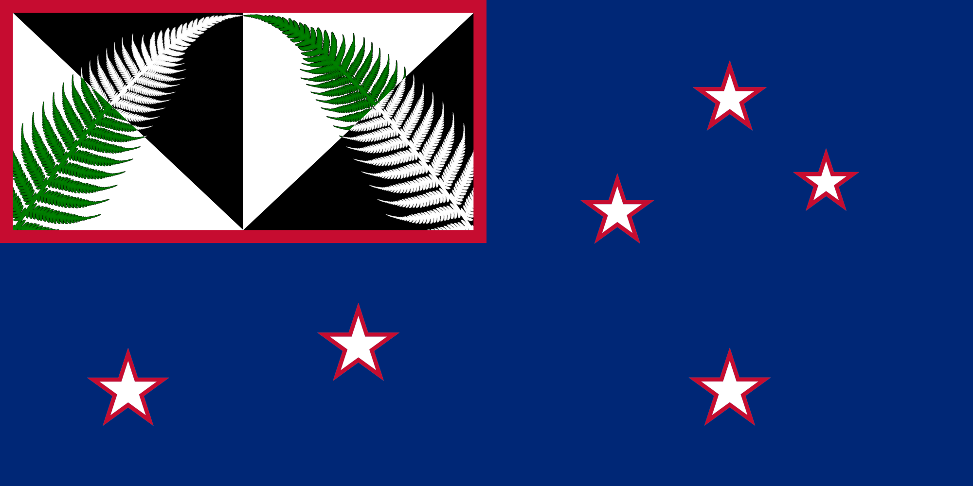 An alternative New Zealand flag design