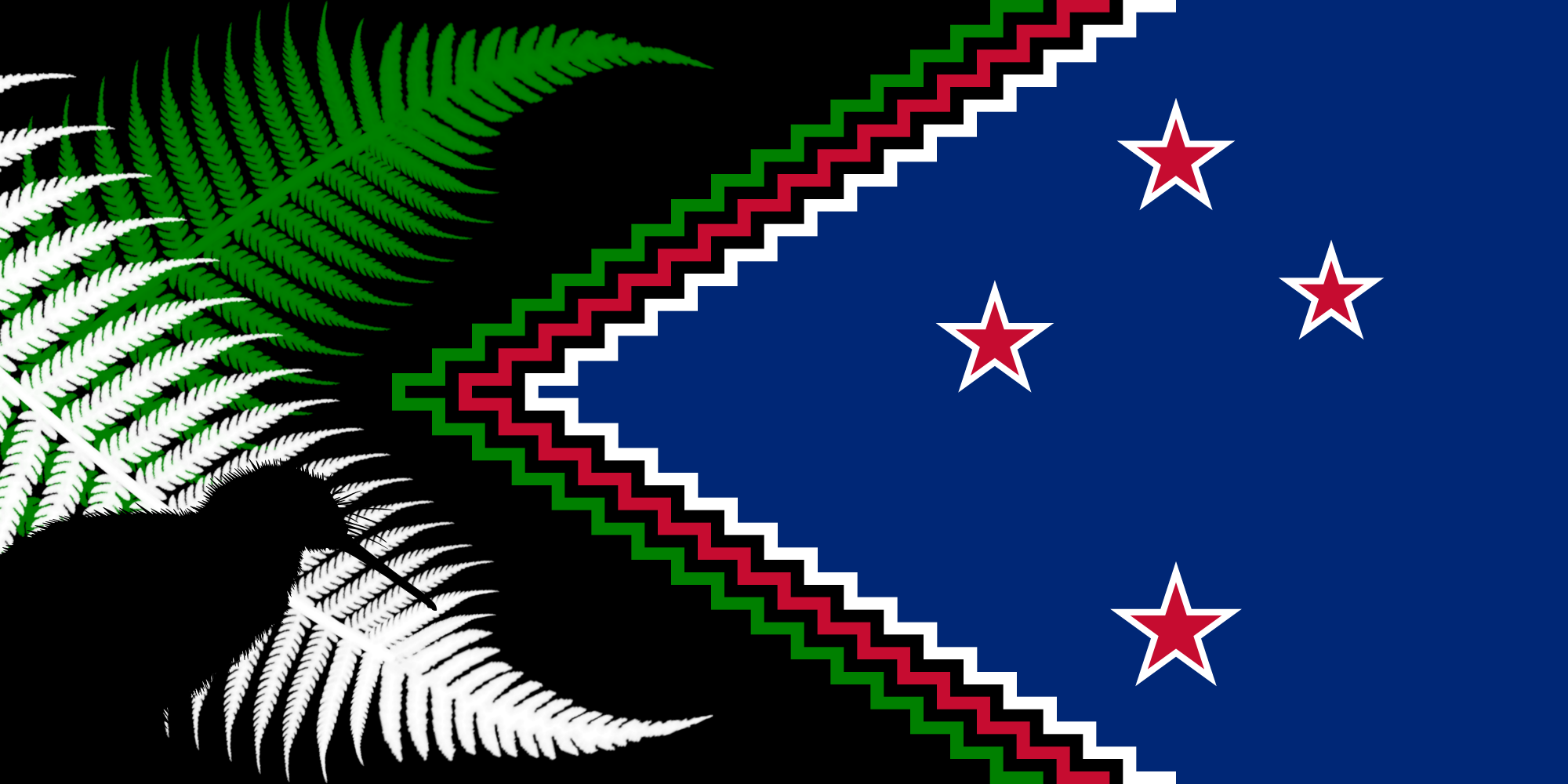 An alternative New Zealand flag design