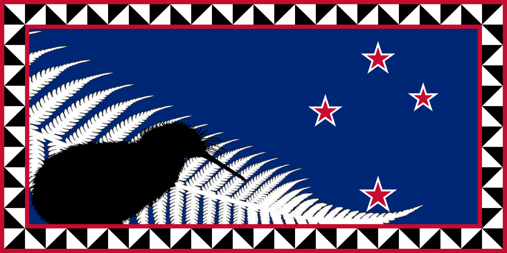 An alternative New Zealand flag design