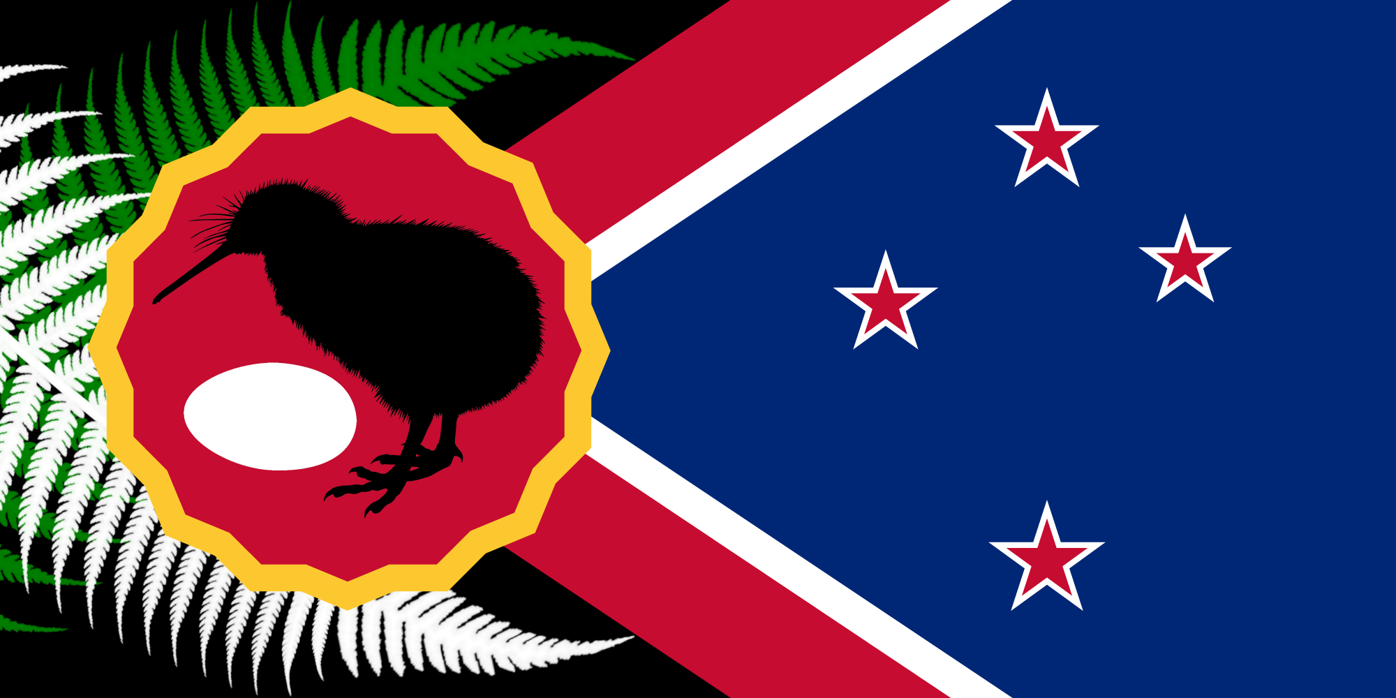 An alternative New Zealand flag design