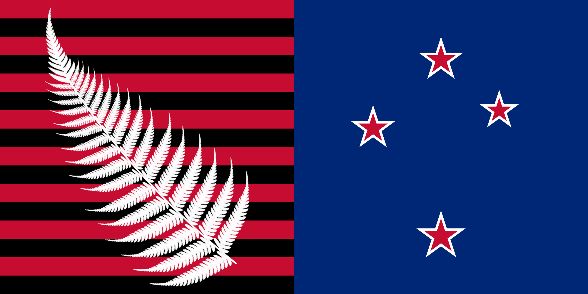 An alternative New Zealand flag design