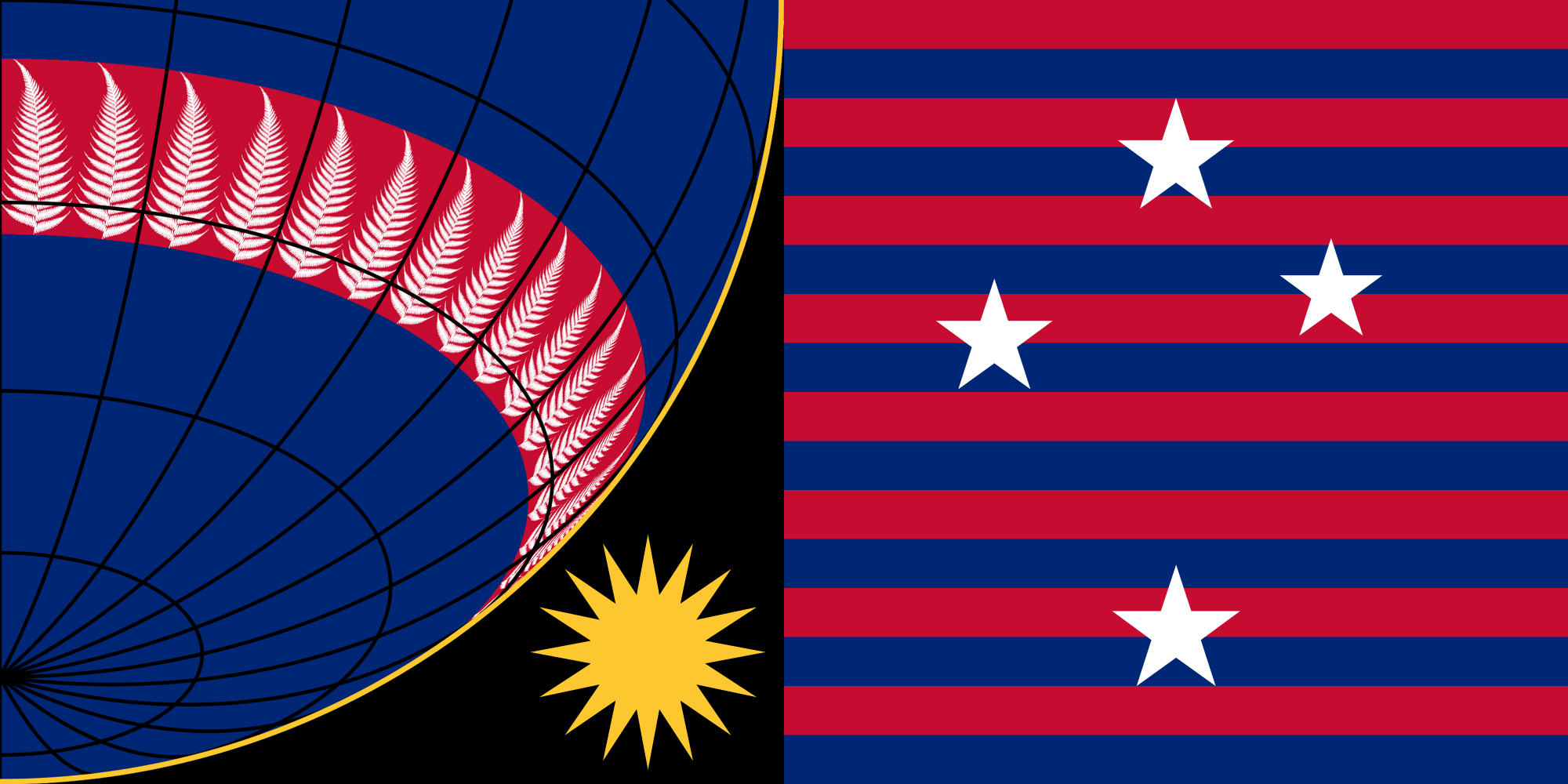 An alternative New Zealand flag design