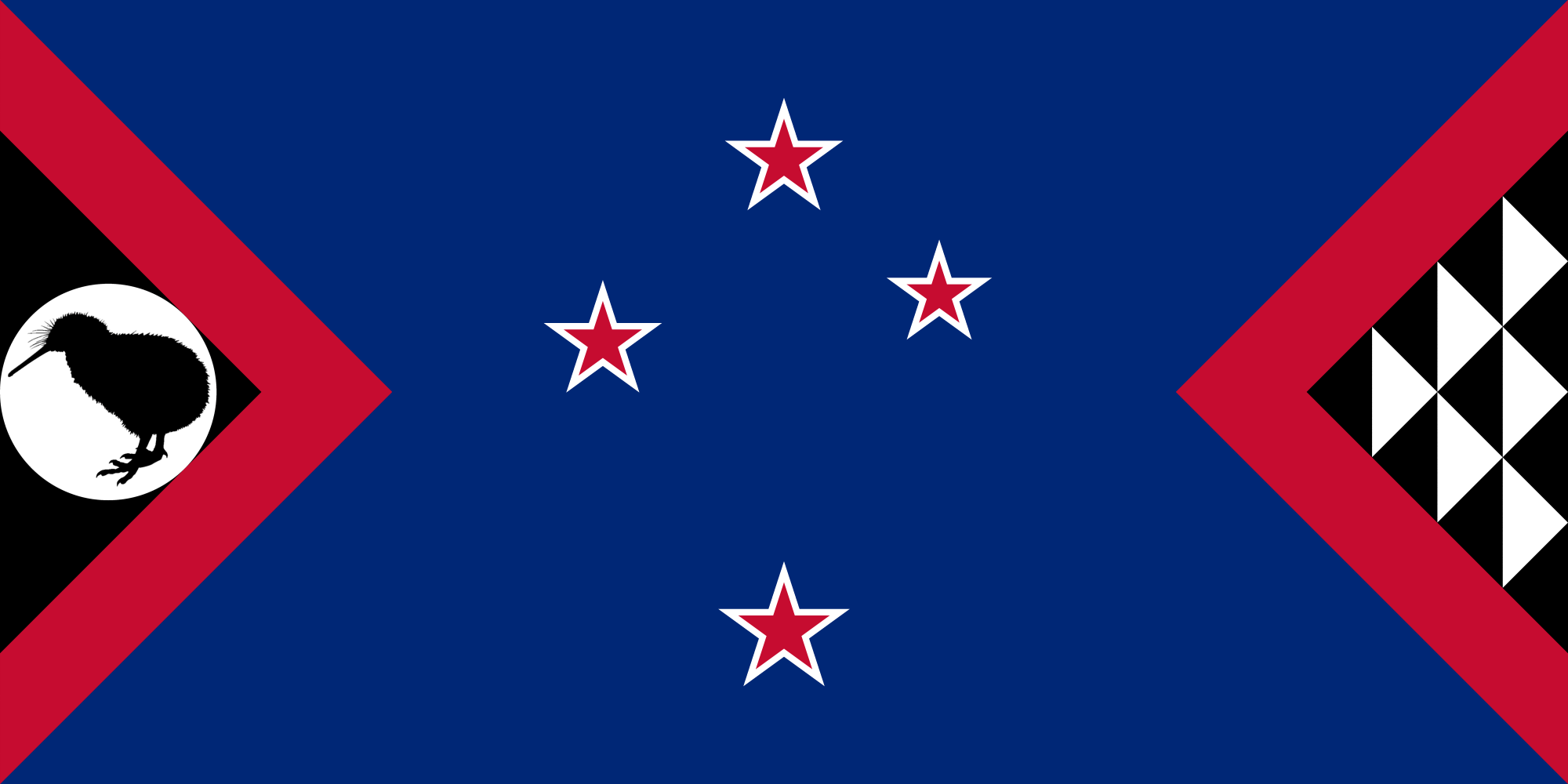 An alternative New Zealand flag design