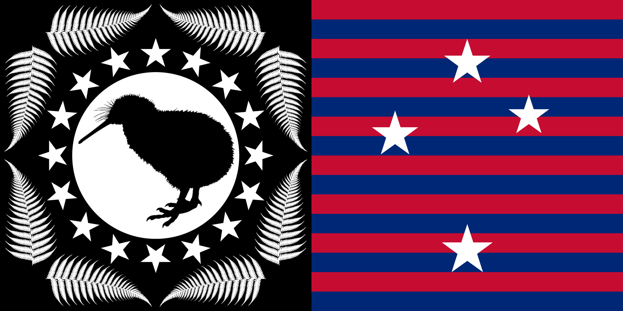 An alternative New Zealand flag design