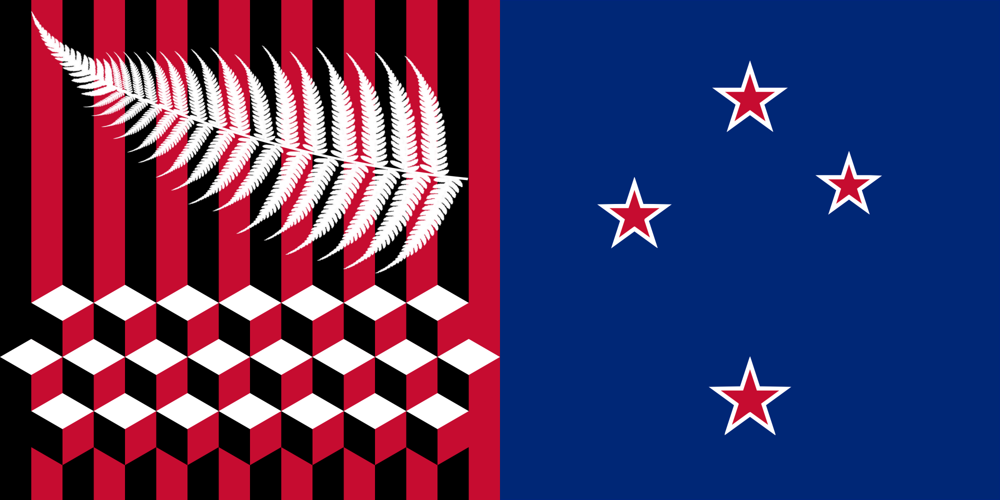 An alternative New Zealand flag design