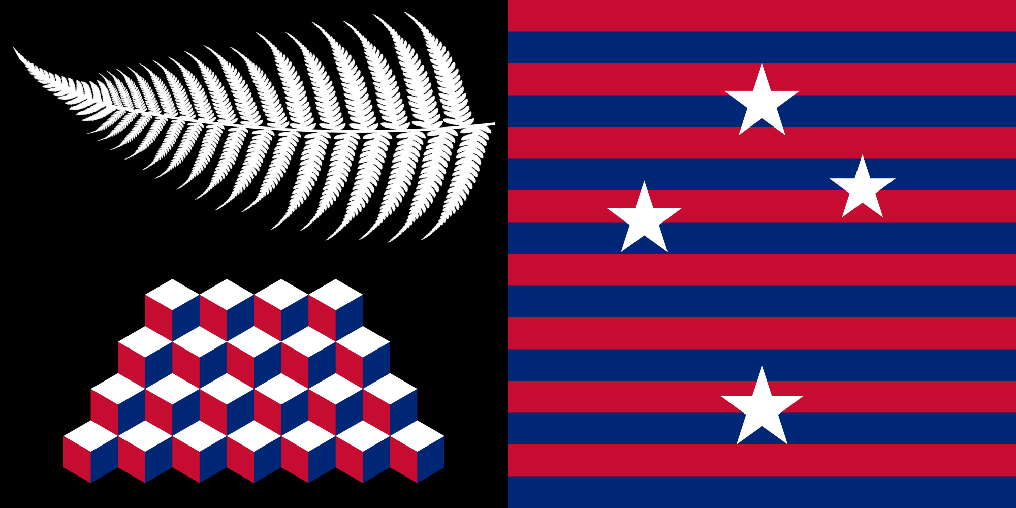 An alternative New Zealand flag design