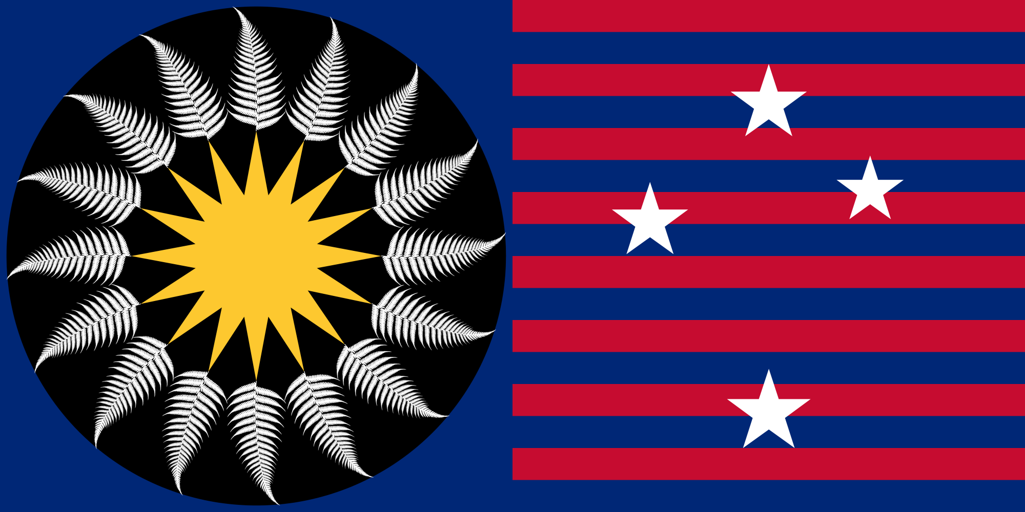 An alternative New Zealand flag design