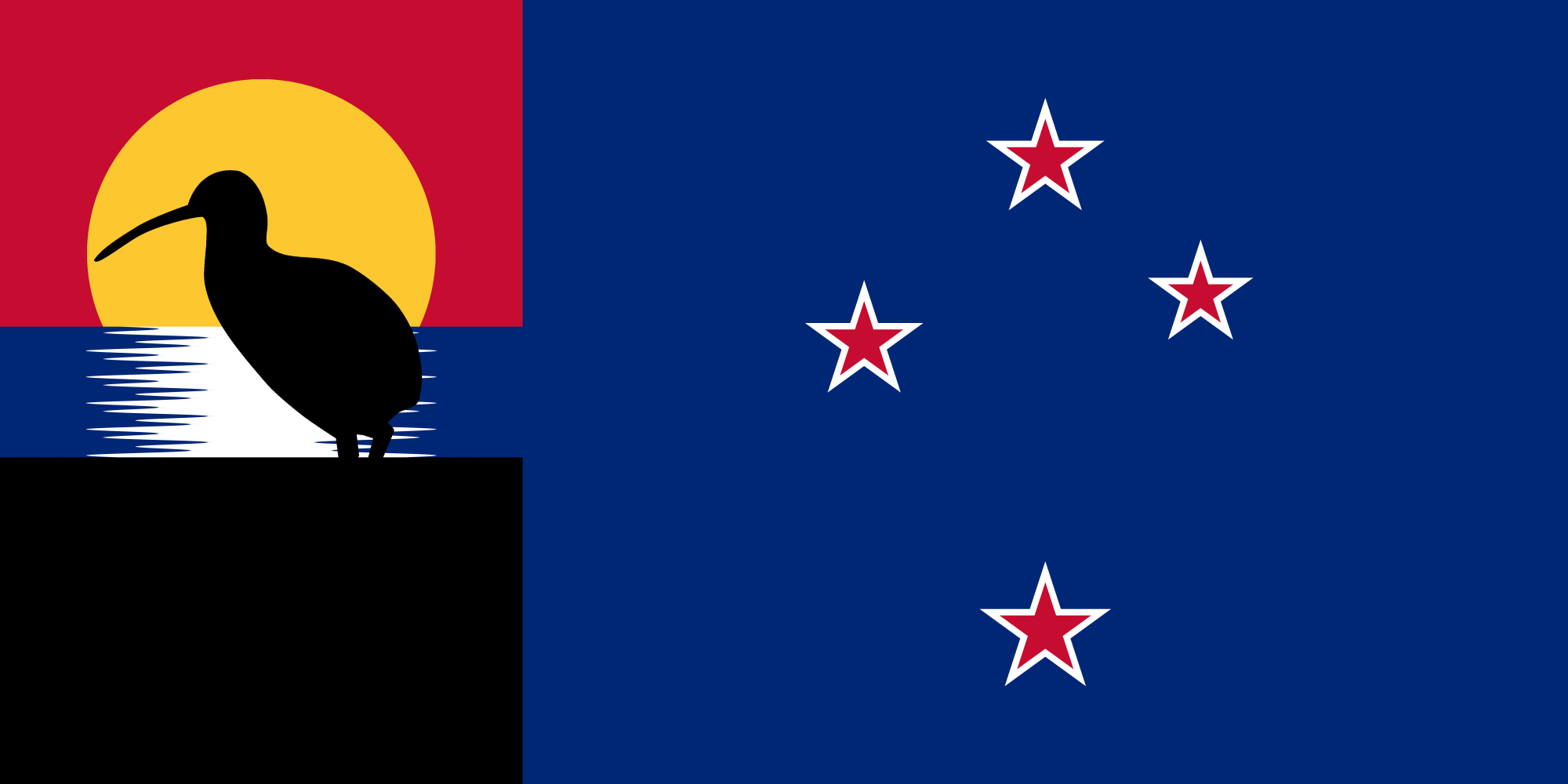 An alternative New Zealand flag design