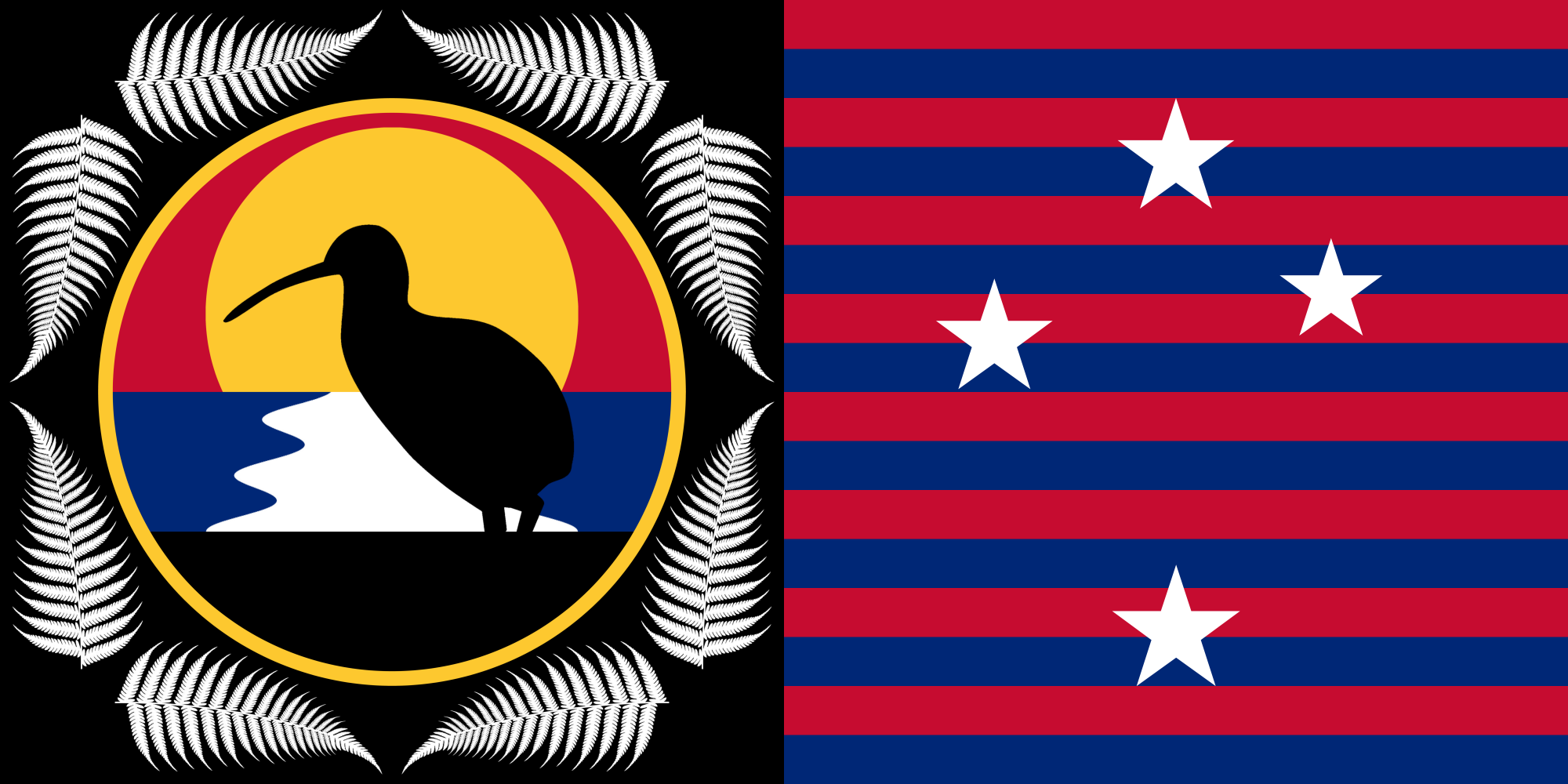 An alternative New Zealand flag design