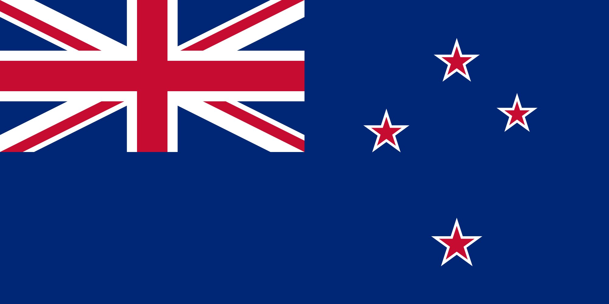 The current New Zealand national flag design